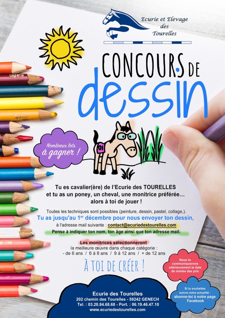 Concours de dessin Genech Écurie et Élevage des Tourelles